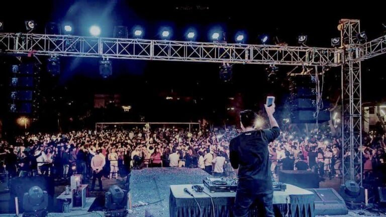 DJ with crowd - Fruit punch DJ Academy